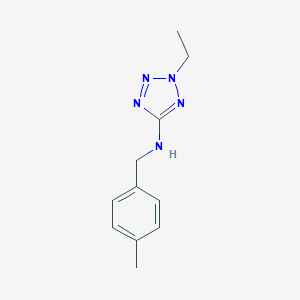 molecular formula C11H15N5 B272011 2-ethyl-N-(4-methylbenzyl)-2H-tetrazol-5-amine 