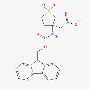 2-[3-(9H-Fluoren-9-ylmethoxycarbonylamino)-1,1-dioxothiolan-3-yl]acetic acid