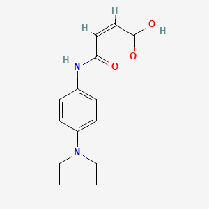 (2Z)-4-{[4-(diethylamino)phenyl]amino}-4-oxobut-2-enoic acid