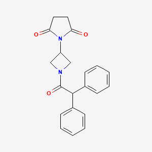 1-(1-(2,2-Diphenylacetyl)azetidin-3-yl)pyrrolidine-2,5-dione