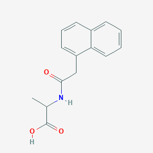 2-[2-(Naphthalen-1-yl)acetamido]propanoic acid
