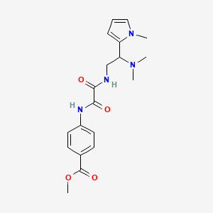methyl 4-(2-((2-(dimethylamino)-2-(1-methyl-1H-pyrrol-2-yl)ethyl)amino)-2-oxoacetamido)benzoate