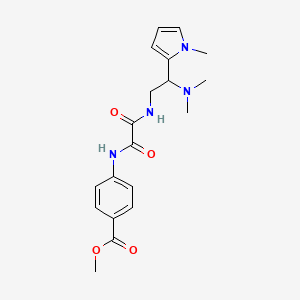 methyl 4-({[2-(dimethylamino)-2-(1-methyl-1H-pyrrol-2-yl)ethyl]carbamoyl}formamido)benzoate