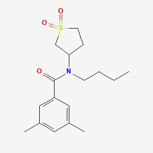 N-butyl-N-(1,1-dioxidotetrahydrothiophen-3-yl)-3,5-dimethylbenzamide