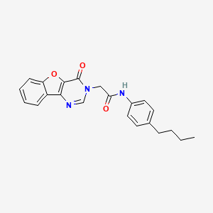 N-(4-butylphenyl)-2-(4-oxobenzofuro[3,2-d]pyrimidin-3(4H)-yl)acetamide