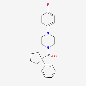 4-(4-Fluorophenyl)piperazinyl phenylcyclopentyl ketone