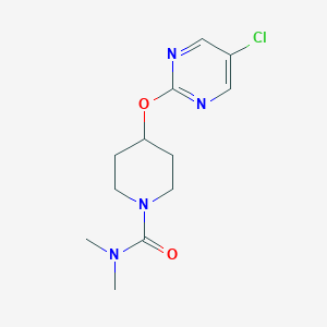 4-(5-Chloropyrimidin-2-yl)oxy-N,N-dimethylpiperidine-1-carboxamide