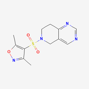 4-((7,8-dihydropyrido[4,3-d]pyrimidin-6(5H)-yl)sulfonyl)-3,5-dimethylisoxazole