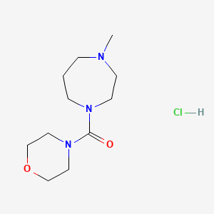 (4-Methyl-1,4-diazepan-1-yl)(morpholino)methanone hydrochloride