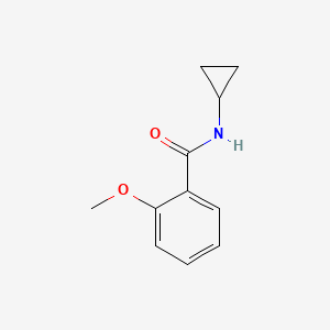 molecular formula C11H13NO2 B2720291 N-cyclopropyl-2-methoxybenzamide CAS No. 540788-50-9