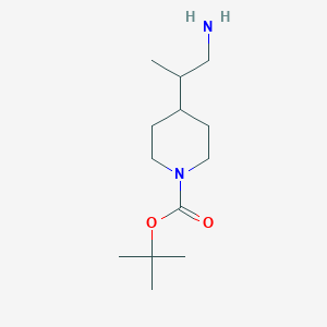 molecular formula C13H26N2O2 B2720309 tert-Butyl 4-(1-aminopropan-2-yl)piperidine-1-carboxylate CAS No. 1368138-65-1