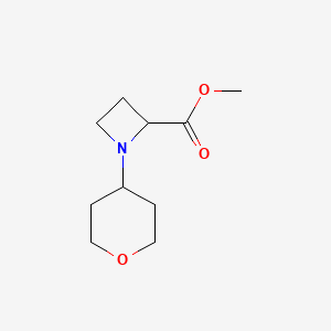molecular formula C10H17NO3 B2720329 Methyl 1-(oxan-4-yl)azetidine-2-carboxylate CAS No. 1450977-82-8