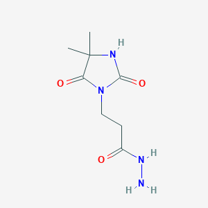 3-(4,4-Dimethyl-2,5-dioxoimidazolidin-1-yl)propanehydrazide