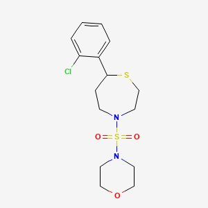 4-((7-(2-Chlorophenyl)-1,4-thiazepan-4-yl)sulfonyl)morpholine