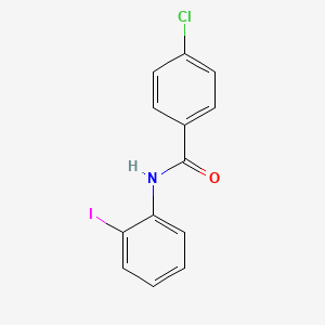 molecular formula C13H9ClINO B2720373 4-chloro-N-(2-iodophenyl)benzamide CAS No. 346689-44-9