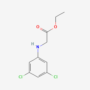 molecular formula C10H11Cl2NO2 B2720379 Ethyl 2-[(3,5-dichlorophenyl)amino]acetate CAS No. 501008-39-5
