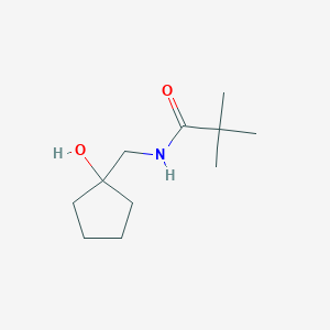 N-((1-hydroxycyclopentyl)methyl)pivalamide