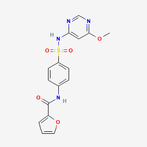 N-(4-(N-(6-methoxypyrimidin-4-yl)sulfamoyl)phenyl)furan-2-carboxamide