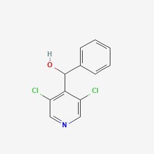 molecular formula C12H9Cl2NO B2720482 (3,5-二氯吡啶-4-基)(苯基)甲醇 CAS No. 402561-69-7