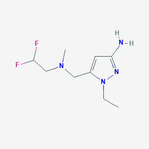 5-{[(2,2-difluoroethyl)(methyl)amino]methyl}-1-ethyl-1H-pyrazol-3-amine