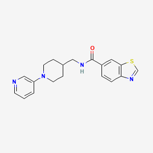 N-((1-(pyridin-3-yl)piperidin-4-yl)methyl)benzo[d]thiazole-6-carboxamide