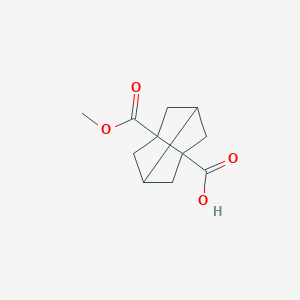 5-(Methoxycarbonyl)tricyclo[3.3.0.03,7]octane-1-carboxylic acid