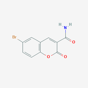 6-Bromo-2-oxochromene-3-carboxamide