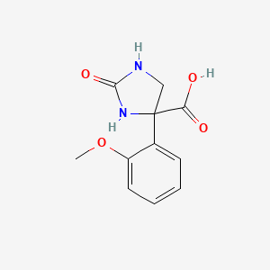 4-(2-Methoxyphenyl)-2-oxoimidazolidine-4-carboxylic acid