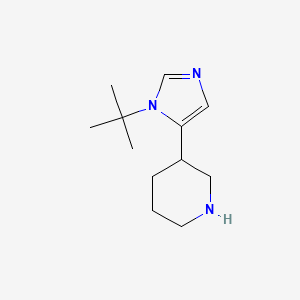 3-(1-tert-butyl-1H-imidazol-5-yl)piperidine