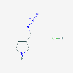 3-(Azidomethyl)pyrrolidine;hydrochloride