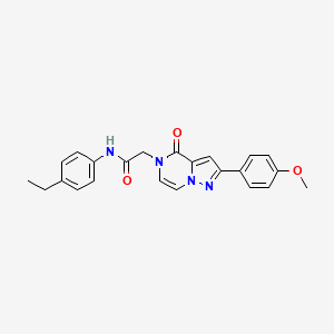 N-(4-ethylphenyl)-2-[2-(4-methoxyphenyl)-4-oxopyrazolo[1,5-a]pyrazin-5(4H)-yl]acetamide