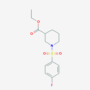 Ethyl 1-[(4-fluorophenyl)sulfonyl]piperidine-3-carboxylate
