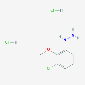 (3-Chloro-2-methoxyphenyl)hydrazine;dihydrochloride