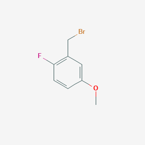 molecular formula C8H8BrFO B2720695 2-(溴甲基)-1-氟-4-甲氧基苯 CAS No. 91319-42-5