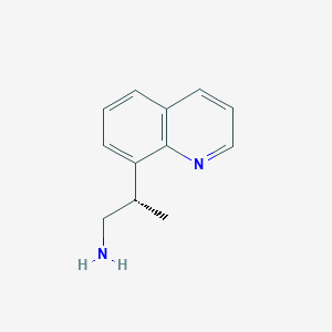 (2S)-2-Quinolin-8-ylpropan-1-amine