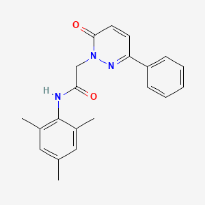 2-(6-oxo-3-phenylpyridazin-1-yl)-N-(2,4,6-trimethylphenyl)acetamide
