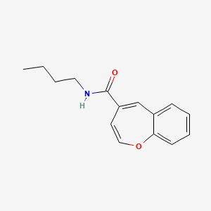 N-butyl-1-benzoxepine-4-carboxamide