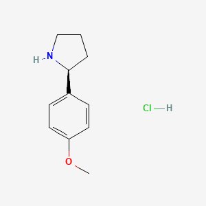 (s)-2-(4-Methoxyphenyl)pyrrolidine hydrochloride