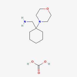 ([1-(4-Morpholinyl)cyclohexyl]methyl)amine carbonic acid (1:1)
