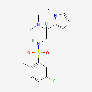 5-chloro-N-(2-(dimethylamino)-2-(1-methyl-1H-pyrrol-2-yl)ethyl)-2-methylbenzenesulfonamide
