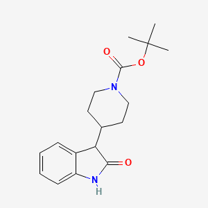 molecular formula C18H24N2O3 B2720817 叔丁基-4-(2-氧代吲哚-3-基)哌嗪-1-甲酸酯 CAS No. 228111-39-5