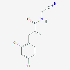 N-(cyanomethyl)-3-(2,4-dichlorophenyl)-2-methylpropanamide