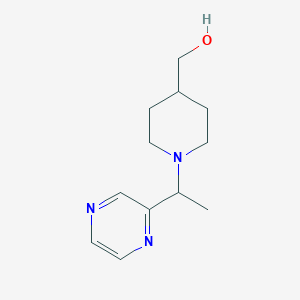 (1-(1-(Pyrazin-2-yl)ethyl)piperidin-4-yl)methanol