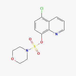 molecular formula C13H13ClN2O4S B2720983 5-Chloro-8-quinolinyl 4-morpholinesulfonate CAS No. 446270-77-5