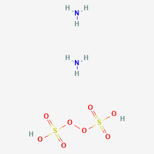 molecular formula H8N2O8S2 B2721034 Azane; sulfooxy hydrogen sulfate CAS No. 73-24-5; 7727-54-0