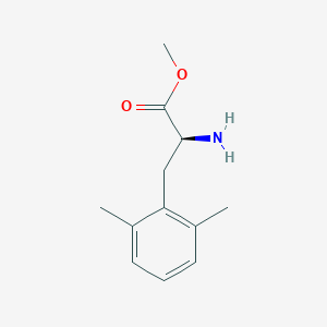 molecular formula C12H17NO2 B2721040 methyl (2S)-2-amino-3-(2,6-dimethylphenyl)propanoate CAS No. 1213963-28-0