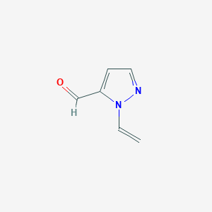molecular formula C6H6N2O B2721041 1-乙烯基-1H-吡唑-5-甲醛 CAS No. 1780295-51-3