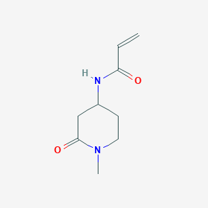 molecular formula C9H14N2O2 B2721104 N-(1-Methyl-2-oxopiperidin-4-yl)prop-2-enamide CAS No. 2224403-56-7
