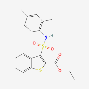 Ethyl 3-[(2,4-dimethylphenyl)sulfamoyl]-1-benzothiophene-2-carboxylate