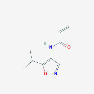 molecular formula C9H12N2O2 B2721132 N-(5-Propan-2-yl-1,2-oxazol-4-yl)prop-2-enamide CAS No. 2305484-11-9